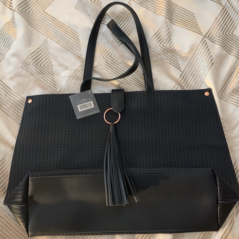 Navy purse